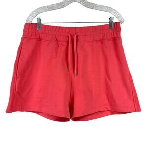 La Ligne NWT Super Shorts Pink Women's Size X-Large 100% Cotton Elastic Waist